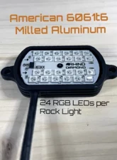 Rhino Lights Diamond Series Ultra Bright 24 RGB LED Rock Light Kits                                     - RL-DIA - Image 13