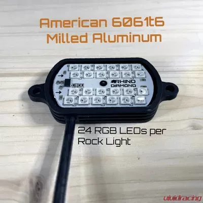 Rhino Lights Diamond Series Ultra Bright 24 RGB LED Rock Light Kits - RL-DIA