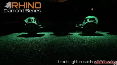 Rhino Lights Diamond Series Ultra Bright 24 RGB LED Rock Light Kits - RL-DIA