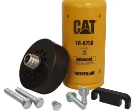 XDP CAT Adapter with 1R-0750 Filter Bleeder Screw & Spacer GM 6.6L Duramax XDP 2001-2016