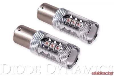 Diode Dynamics 1156 XP80 LED Bulb Red Pair - DD0008P