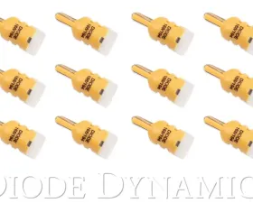 Diode Dynamics 194 LED Bulb HP3 LED Amber Set of 12
