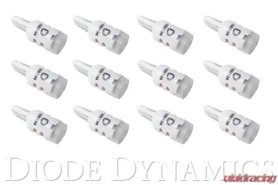 Diode Dynamics 194 LED Bulb HP5 LED Pure White Set of 12 - DD0029TW