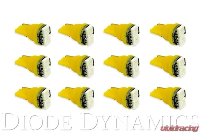 Diode Dynamics 194 LED Bulb SMD2 LED Amber Set of 12 - DD0032TW