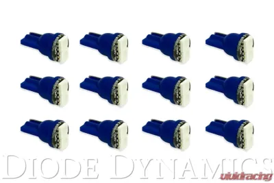 Diode Dynamics 194 LED Bulb SMD2 LED Blue Set of 12 - DD0033TW