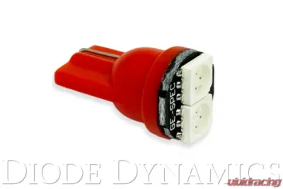 Diode Dynamics 194 LED Bulb SMD2 LED Red Single - DD0036S