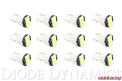 Diode Dynamics 194 LED Bulb SMD2 LED Cool White Set of 12 - DD0037TW