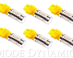 Diode Dynamics 3157 LED Bulb HP11 LED Amber Set of 6