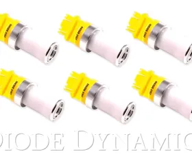 Diode Dynamics 3157 LED Bulb HP48 LED Amber Set of 6