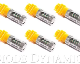 Diode Dynamics 3157 LED Bulb XP80 LED Amber Set of 6