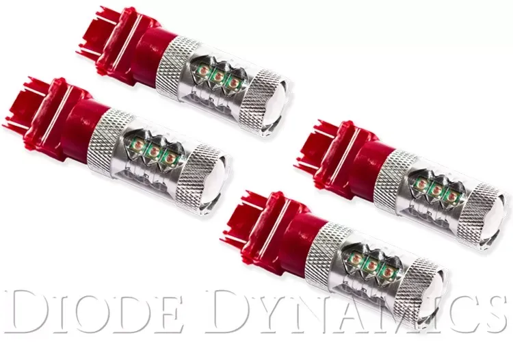 Diode Dynamics Rear Turn/Tail Light 3157 LED Bulb XP80 LED Red Set of 4 GMC Sierra 1500 2007-2013 - DD0059Q