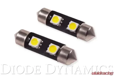 Diode Dynamics 36mm SMF2 LED Bulb Red Pair - DD0080P