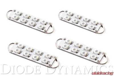 Diode Dynamics 44mm SML8 LED Bulb Amber Set of 4 - DD0099Q