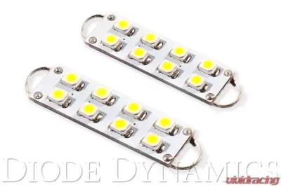 Diode Dynamics 44mm SML8 LED Bulb Red Pair - DD0101P