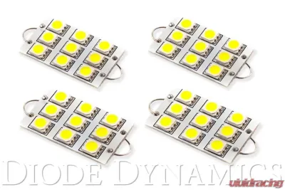 Diode Dynamics 44mm SML9 LED Bulb Cool White Set of 4 - DD0106Q