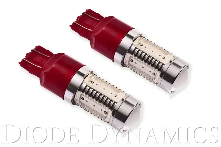 Diode Dynamics 7443 LED Bulb HP11 LED Red Pair - DD0108P