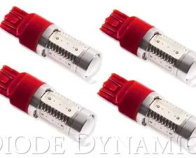 Diode Dynamics 7443 LED Bulb HP11 LED Red Set of 4
