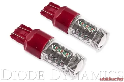 Diode Dynamics 7443 LED Bulb XP80 LED Red Pair - DD0115P