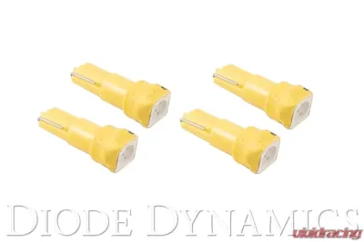 Diode Dynamics 74 SMD1 LED Amber Set of 4 - DD0118Q