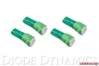Diode Dynamics 74 SMD1 LED Green Set of 4 - DD0120Q