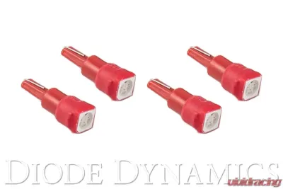 Diode Dynamics 74 SMD1 LED Red Set of 4 - DD0122Q