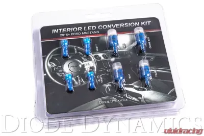Diode Dynamics Stage 2 Interior Light Kit - Blue Ford Mustang 2015-2017 - DD0222