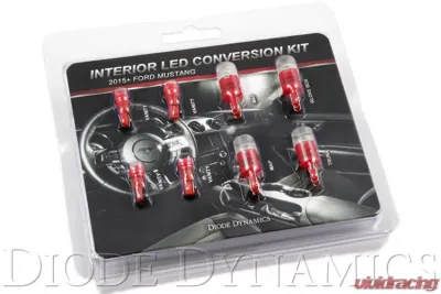 Diode Dynamics Stage 1 Interior Light Kit - Red Ford Mustang 2015-2017 - DD0223
