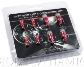 Diode Dynamics Stage 2 Interior Light Kit - Red Ford Mustang 2015-2017