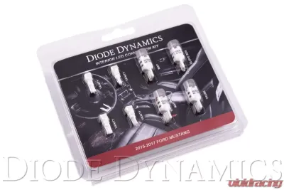 Diode Dynamics Stage 2 Interior Light Kit - Cool White Ford Mustang 2015-2017 - DD0226
