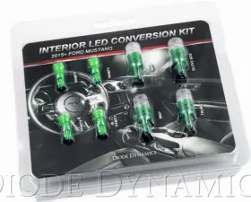 Diode Dynamics Stage 1 Interior LED Light Kit - Green Ford Mustang 2015-2017