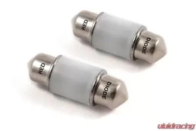 Diode Dynamics 31mm HP6 LED Bulb LED Red Pair - DD0301P
