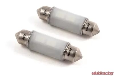 Diode Dynamics 39mm HP6 LED Bulb LED Red Pair - DD0315P