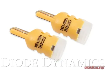 Diode Dynamics 194 LED Bulb HP3 LED Amber Short Pair - DD0325P