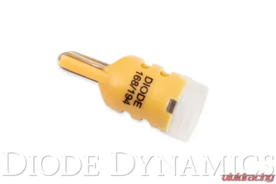 Diode Dynamics 194 LED Bulb HP3 LED Amber Short Single - DD0325S