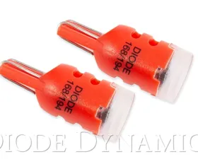Diode Dynamics 194 LED Bulb HP3 LED Red Short Pair