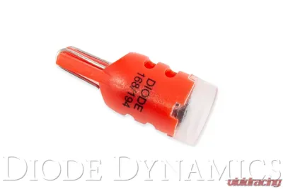 Diode Dynamics 194 LED Bulb HP3 LED Red Short Single - DD0330S