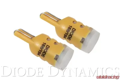 Diode Dynamics 194 LED Bulb HP5 LED Amber Short Pair - DD0332P