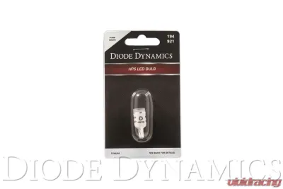 Diode Dynamics 194 LED Bulb HP5 LED Pure White Short Single - DD0336S