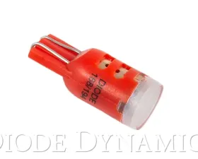 Diode Dynamics 194 LED Bulb HP5 LED Red Short Single