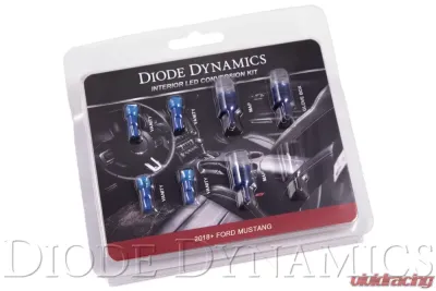 Diode Dynamics Stage 1 Interior LED Light Kit - Blue Ford Mustang 2018-2019 - DD0355