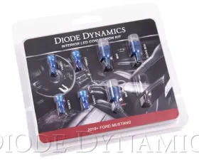 Diode Dynamics Stage 2 Interior LED Light Kit - Blue Ford Mustang 2018-2019
