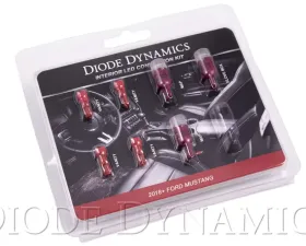 Diode Dynamics Stage 2 Interior LED Light Kit - Red Ford Mustang 2018-2019