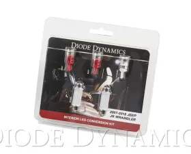 Diode Dynamics 4dr Interior Kit Stage 1 Red Jeep Wrangler JK 2007-2018