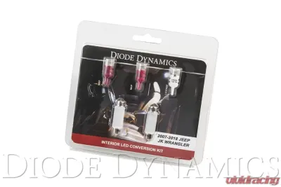 Diode Dynamics 4dr Interior Kit Stage 2 Red Jeep Wrangler JK 2007-2018 - DD0368