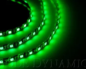 Diode Dynamics LED Strip Lights Green 50cm Strip SMD30 WP