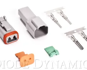 Diode Dynamics Deutsch Connector Kit 2-Pin 16-22 Gauge