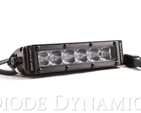 Diode Dynamics 6 Inch LED Light Bar Single Row Straight SS6 White Driving Light Bar Single