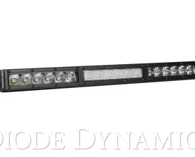 Diode Dynamics 18 Inch LED Light Bar Single Row Straight Clear Combo Each Stage Series