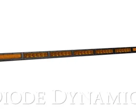 Diode Dynamics 42 Inch LED Light Bar Single Row Straight Amber Combo Each Stage Series