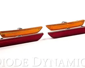 Diode Dynamics LED Sidemarkers Amber | Red Set Mustang 2010-2014